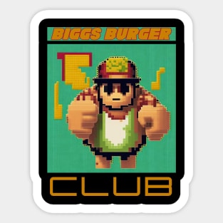 Biggs Burger Club Sticker